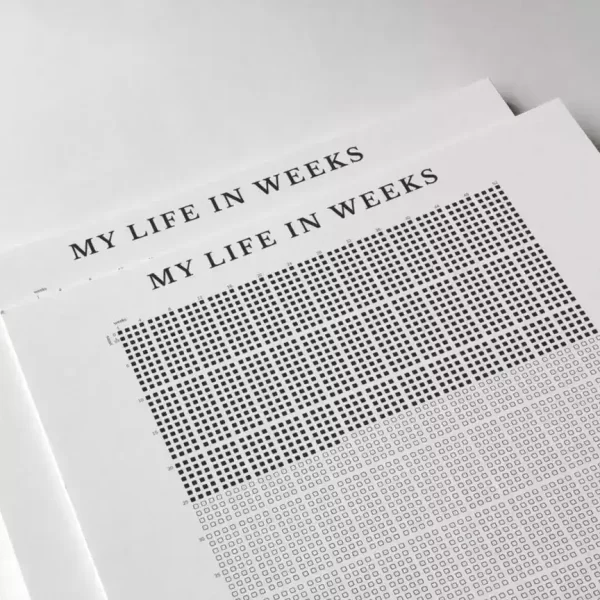 4k Weeks Poster™ Life Calendar