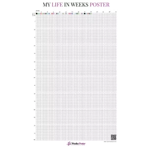 4k Weeks Poster in Brightsider Life Calendar